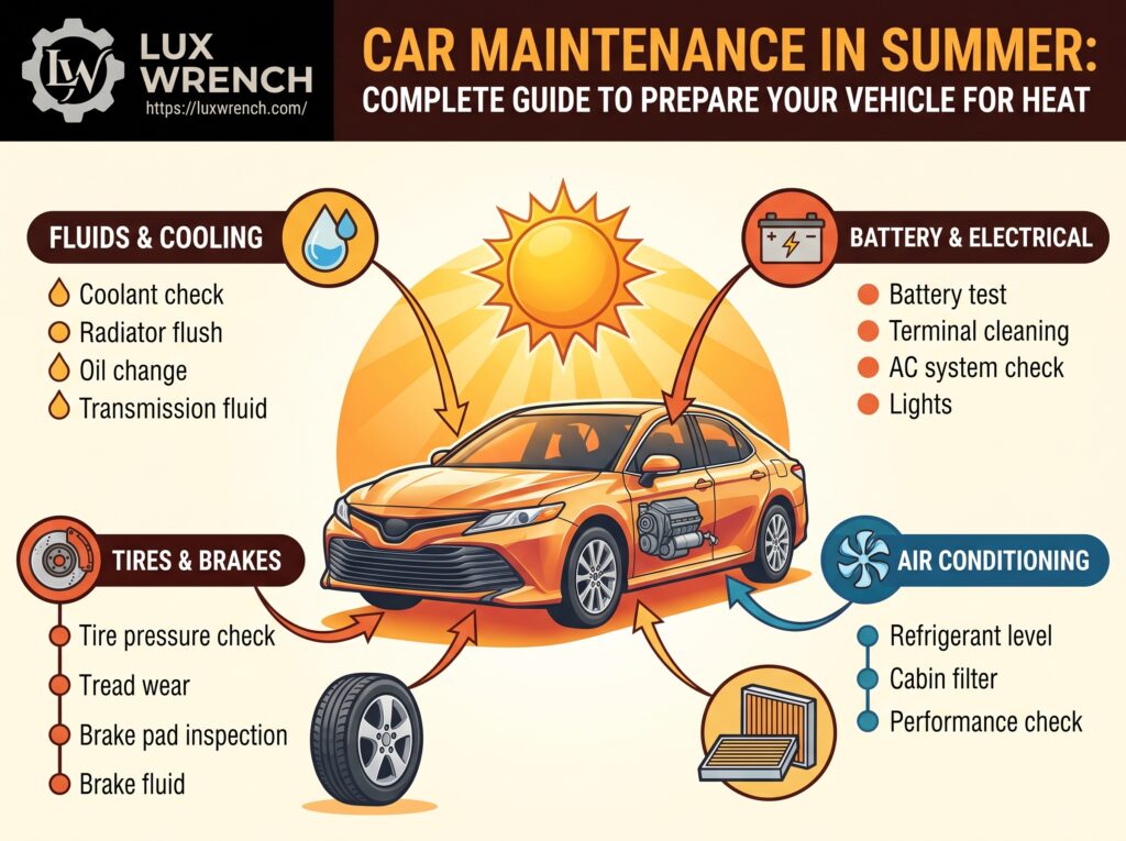 Car Maintenance in Summer: Complete Guide to Prepare Your Vehicle for Heat