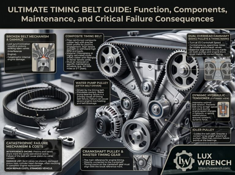 Timing Belt: Function, Common Problems, and Signs of Failure